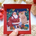 Announcing Santa Card+Envelope+Sticker