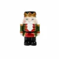 Figurine de bougeoir casse-noisette en resine pour decoration de table de noel 14cm - Bougeoir Casse-Noisette / Tenue Verte / Vert