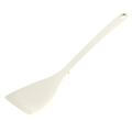 Spatola monopezzo in silicone bianco crema con supporto integrato per pentole antiaderenti - Bianco