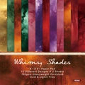 6x6 inch Whimsy Shades scrapbooking paper pad with 12 fantasy forest designs for DIY - R2556 24 Sheets