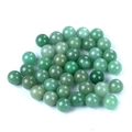 Polished 14mm non-porous green aventurine beads for DIY jewelry making - Green Aventurine