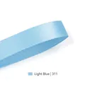 6mm Light Pink Blue polyester satin ribbon code 311 for gift wrapping and DIY crafts - Powder Blue(311)