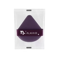 Triangle makeup sponge in deep purple color with ALKAID brand ribbon and clean packaging - Dark Purple (Transparent Bag)