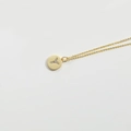 Minimalist gold necklace featuring a sparkling crystal-encrusted letter Y pendant - Letter Y