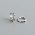 925 Silver / Mixed Color (Platinum)