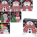 DIY Christmas diamond painting coasters set with 6 cartoon patterns and storage holder - XIN009 Christmas Cartoon / No Stand/OPP Bag