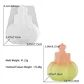 Ghost pumpkin silicone mold for Halloween resin or candle making with dimensions - D5635-Pumpkin Ghost Mold 06