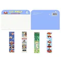 Cat World Amusement Park themed magnetic bookmark set with 4 cute illustration pieces - Cat World Amusement Park CXSQ010