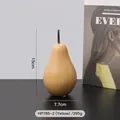 Décoration moderne en céramique poire jaune mat pour intérieur minimaliste chic - Poire / L / Jaune
