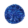 Vibrant royal blue sequined beret hat with shimmering finish and fabric lining - Sapphire Blue