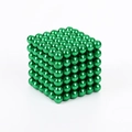 5mm green magnetic balls neocube 216 pieces puzzle toy with bright metallic finish - 5mm 216Pcs Metal Box / Green