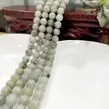 Natural tiger eye and grey-green labradorite round beads strand for jewelry making - Imported Glitter Stone 33 / 6mm / Approx 63pcs