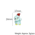Figurine de pingouin de Noël miniature en résine, dimensions 24 mm de haut et 17 mm de large - Pingouin 3D