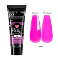 Purple Berry poly nail gel 15ml bottle with glossy and frosting finish effects - Purple Berry (09)