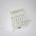 5D stereoscopic tulip nail art stickers TS-2257 with gradient floral design elements - Starry Sky Tulip Style (TS-2257)