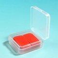 Red nail art wax picker pen refills in transparent plastic box for rhinestone application - Red Wax Mud (Block)