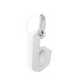 Polished silver stainless steel gothic letter b pendant for necklaces and bracelets - Letter B / Steel