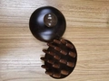 Gold Sandalwood 19-Pin Massage Comb