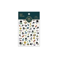 Stickers à ongles espace MN-097 avec motifs astronautes, planètes et fusées - MN-097 Style Plat
