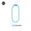 Sky blue colored ball chain accessory for DIY crafts and keychain attachment - Sky Blue