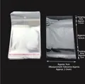 100pcs clear self-adhesive plastic bags with hanging holes for jewelry, size 9x14cm - 9*14 With Hanging Hole Bag (approx. 100pcs)