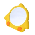 Specchio da trucco a pulcino giallo con simpatici piedini arancioni per studenti - Giallo con piedi arancioni