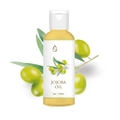 Plant EO 4oz pure Jojoba Oil for skincare, natural golden base oil in transparent bottle - Jojoba Oil