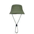 Sombrero impermeable verde militar con orificios de ventilación y barboquejo - Verde Militar