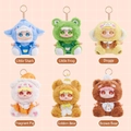 Plush animal doll keychain set featuring six different creative dress-up cartoon styles - Garden Fair 2nd Gen Series (1005) / Random One