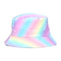 Kids gradient rainbow bucket hat with cute unicorn print for sun protection - 51-52CM(2-4 Years Old) / Colorful Unicorn