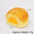 Παιχνίδι Squishy PU ψωμί αργής επαναφοράς, σχήμα ανανά, μέγεθος 9,5x6,5cm, 57g - Ψωμάκι Ανανά - Γεύση Μάνγκο