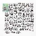 Cartoon panda stickers set with 45 cute panda patterns for DIY journals and scrapbooking - Panda Rolling