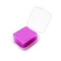 Purple diamond painting wax in transparent plastic storage box for DIY art kits - Purple (Boxed)