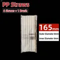 165mm*OD 8mm*ID 6mm (6 PP Straws + 1 Brush)