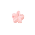 Matte pink flower hair claw clip with minimalist floral design for women hair styling - Matte Light Pink