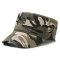 Militaire pet in jungle camouflage met Army borduursel en metalen ventilatieoogjes - Verstelbaar / Camouflage