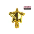 5-inch star-shaped gold aluminum foil balloon for wedding and party decorations - 5-inch Star Gold