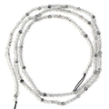 Faceted natural black rutilated quartz beads for DIY jewelry making and necklaces - Black Rutilated Quartz