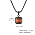 Zonder ketting Zwart/Houtnerf