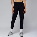 Women's high waist black leggings in a sleek matte finish for fitness and gym wear - S / Bottoms / Premium Black