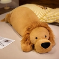 Grande cuscino a forma di leone in morbido peluche con criniera folta per la camera - 40CM
