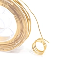 Golden stainless steel wire on transparent plastic spool for DIY jewelry making - 0.3mm / 18K Vacuum Gold