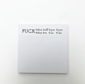 Note adesive divertenti con design tipografico creativo per regali da ufficio unici - Stile Casella di Controllo Fuck This/That (FU空白)