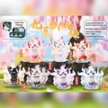 Nine-Tailed Fox mythological resin figures collection in various colors for desk decor - -205 Nine-tailed Fox Fairy Set 6 / Full Box Set