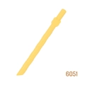 Yellow flexible food-grade silicone straw featuring a cute 3D bear relief decor - Bright Yellow