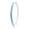 Light blue glitter headband with colorful stars for girls princess hair accessories - Star - Blue