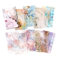Gilding Lace Symphony decorative hollowed-out notepad paper for journaling, 20 pieces set - Gilding Lace