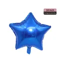 18 inch dark blue star-shaped foil balloon with metallic finish for wedding decor - 18 Inch Star Dark Blue
