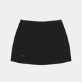 Minifalda plisada negra elástica con logo de cruz para deporte y tiempo libre - XS / Negro Salvaje