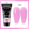 30g Clear Rose Pink UV LED nail extension acrylic gel in glossy and matte finishes - 30ml 08 Clear Rose Pink